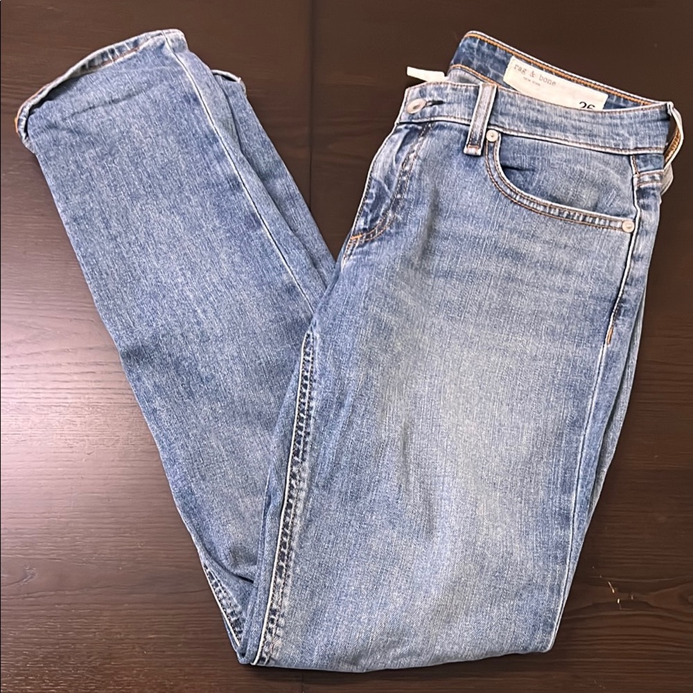Rag & Bone Dre Low-Rise Slim Boyfriend Jean | size 26